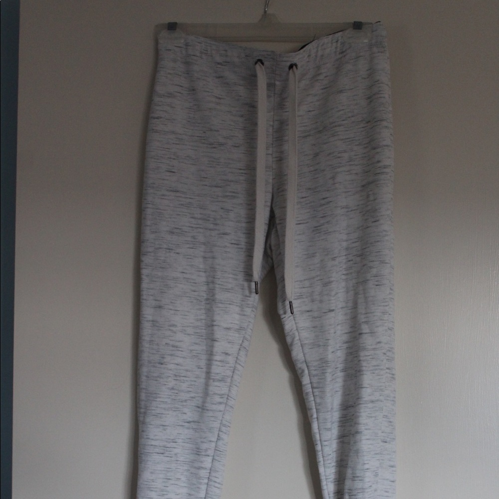 White joggers